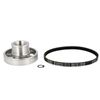 Condenser Dryer Motor Fan Pulley And Belt Repair Kit 492204404, Suits Smeg