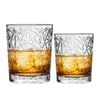 Bormioli Rocco Lounge Vintage Cut Glass Whiskey Tumblers & Double Old Fashioned Tumblers - Set of 12