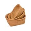 Kelly Fruit Basket Set of 3 Homemade" and "Natural rattan