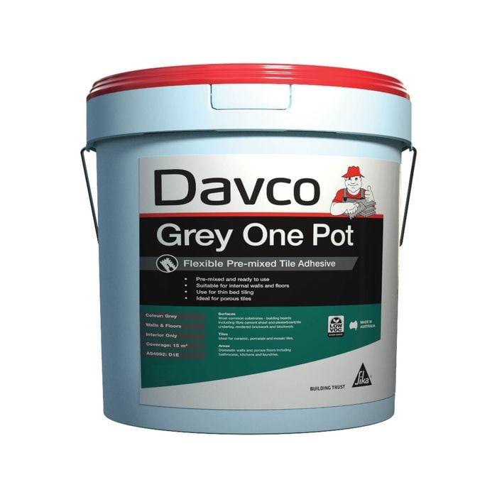 Davco 1L Grey One Pot Premixed Tile Adhesive