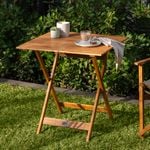 Mimosa 70 x 70 x 74cm Square Folding Timber Table