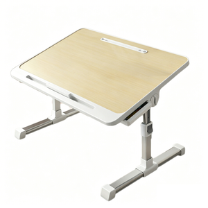 Catzon Laptop Desk For Bed With Drawer & Usb Port & Book Stand-yellow