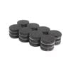 Surface Gard 19mm Black Round Felt - 24 Pack
