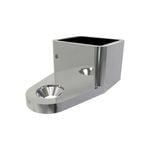 ProtectorAl Mirror Polish Stainless Steel Friction Fit Handrail Wall Bracket