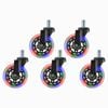 Desky Office Chair Caster Wheels - Black
