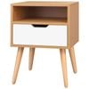 ALFORDSON Bedside Table White