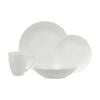 16pc Maxwell & Williams White Basics Fitzrovia Coupe Porcelain Dinner Set