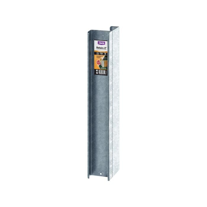 Jack 75 x 750mm Corner Post Galvanised Steel Retain It Sleeper Upright