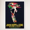 Galrie John Hopps and Sons Vintage Mazzara Del Vallo Advertising Poster Art, White Frame, A1 60 x 84cm (23 x 33inch)