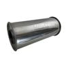 Lukey 3" Performance Muffler Centre/centre - 6" Round, 14" Long, 430 Ss