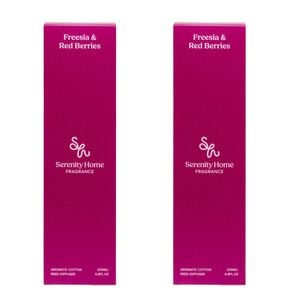 2PK Serenity Freesia and Red Berries Scent Home Fragrance Reed Diffuser 200mL