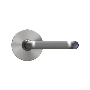 Schlage Brushed Satin Chrome Medio Series Centra Dummy Lever