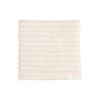 SOGA Cream Corduroy Square Cushion Soft Leaning Plush Backrest Throw Seat Pillow