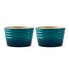 Baccarat Le Connoisseur Set Of 2 Stoneware Ramekin 9cm - Lagoon