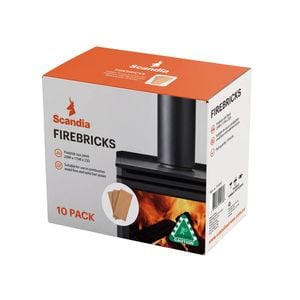 Scandia 1" Firebricks - 10 Pack