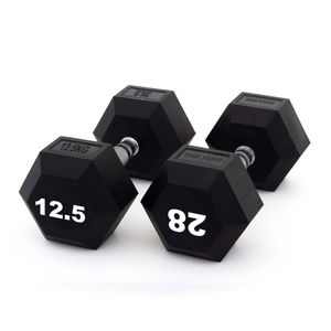 Smai The Yard - Rubber Hex Dumbbell 12.5kg (pair) -