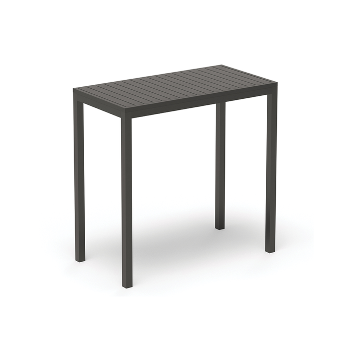 Halki Outdoor High Bar Table - Small - Matt Charcoal