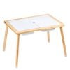 Vevor Kids Sensory Table with 3 Storage Bins for Indoor Wooden Play Sand Water