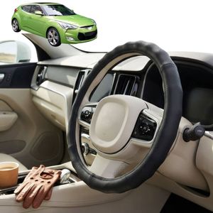 Australian Goose Steering Wheel Cover for Hyundai Veloster 2011 - 2018 (FS) Circle Black