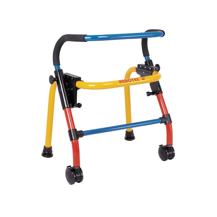 Kids Walking Frame with Rollers - Extra Small, Height Adjustable, Foldable Walker - Extra Small