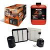 Oil Air Fuel Cabin Filter Kit +oil For Mitsubishi Triton Ml 3.2l Diesel 4m41t