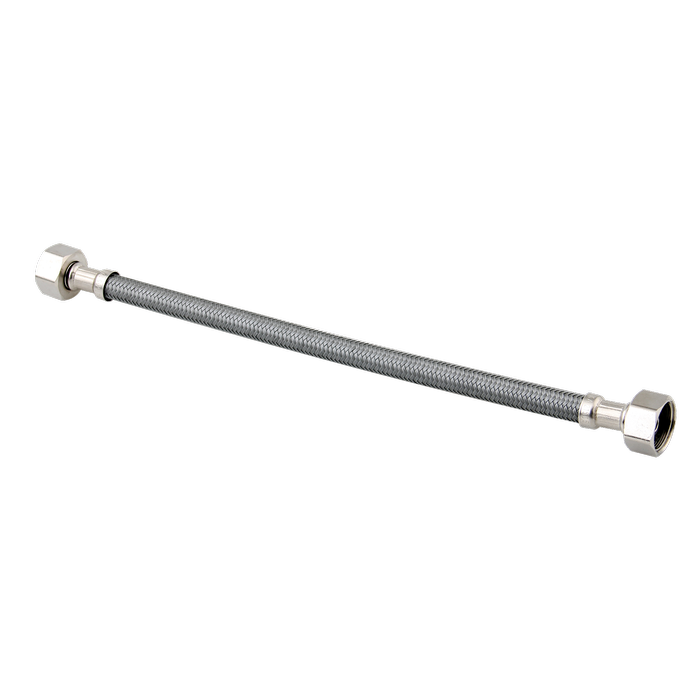 EnduraSeal 300mm Silver Lead Free Premium Flexible Braided Water Connector