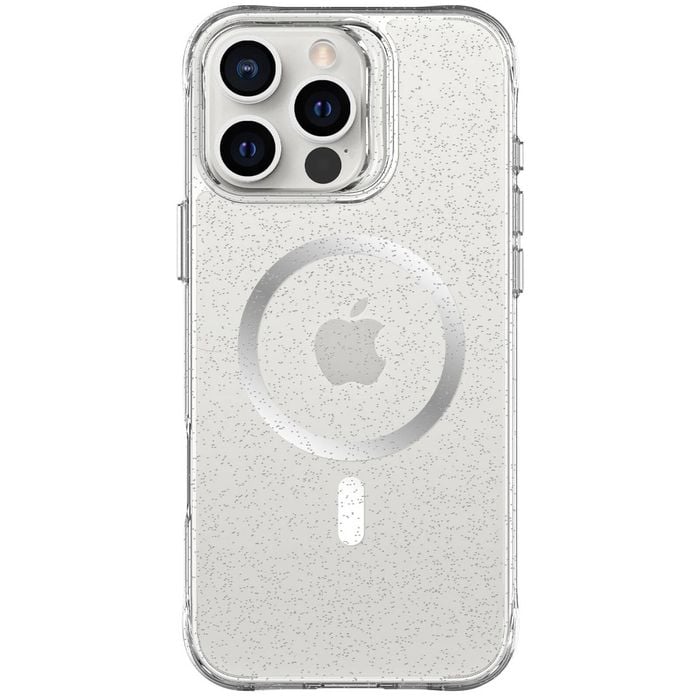 Icoverlover For Iphone 16 Pro Case Compatible With Magsafe Glitter Cover Clear