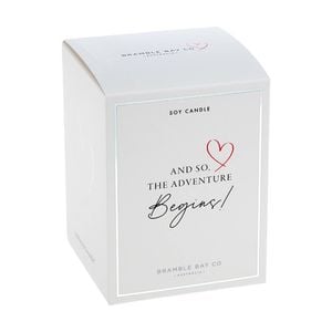 Bramble Bay Adventure Vanilla & Orange Blossom Occasion Glass Soy Candle 300g