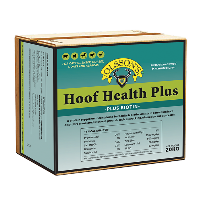 Olsson Hoof Health Plus Protein Supplement for Livestock 20kg