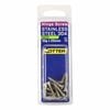 Otter 10 x 25mm Satin Stainless Steel 304 Hinge Screws - 16 Pack