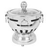 SOGA Stainless Steel Mini Asian Buffet Hot Pot Shabu Stove Burner with Glass Lid
