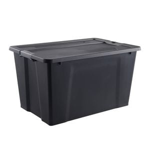 All Set 50L Black Storage Container Without Wheels