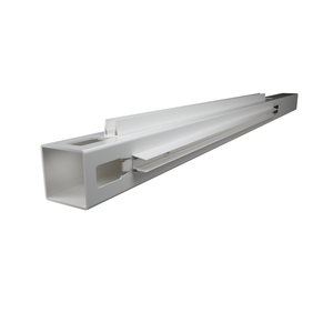 Think Fencing 127mm White PVC Corner Post for 2340 x 1800mm Mystique Fence Panel