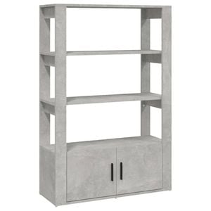 vidaXL Sideboard Concrete Grey Engineered Wood Buffet Cabinet Cupboard Storage