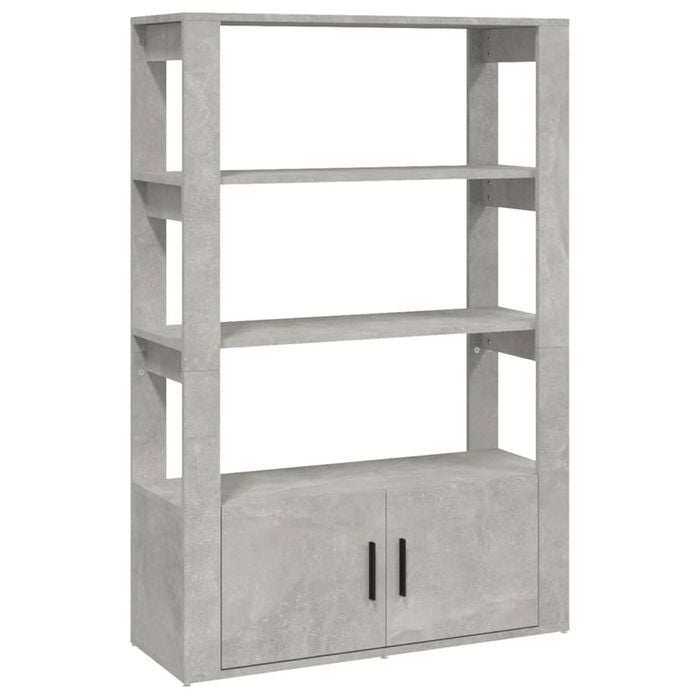 vidaXL Sideboard Concrete Grey Engineered Wood Buffet Cabinet Cupboard Storage