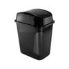 Taurus 15L Black Flip Bin