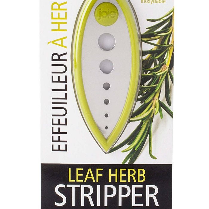 Joie Leaf Herb Stripper Stainless Steel Six Hole Sizes Dishwasher Safe Tool