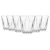 Argon Tableware 100ml Fluted Espresso Glasses - Set Of 6 - Ribbed Fluted Coffee Glassware Tumblers Set Durable Soda Lime Glass