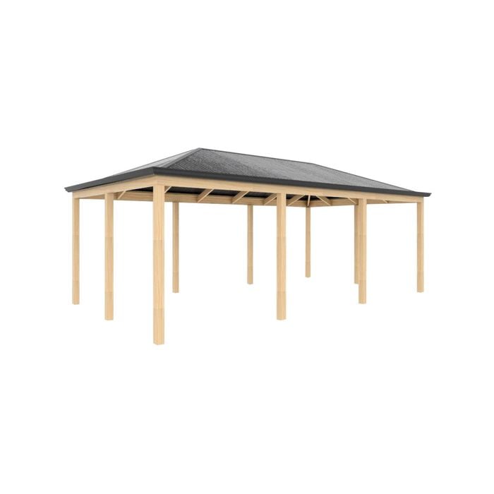 Softwoods 7.8 x 3.8m Hip Ends Gazebo Kit