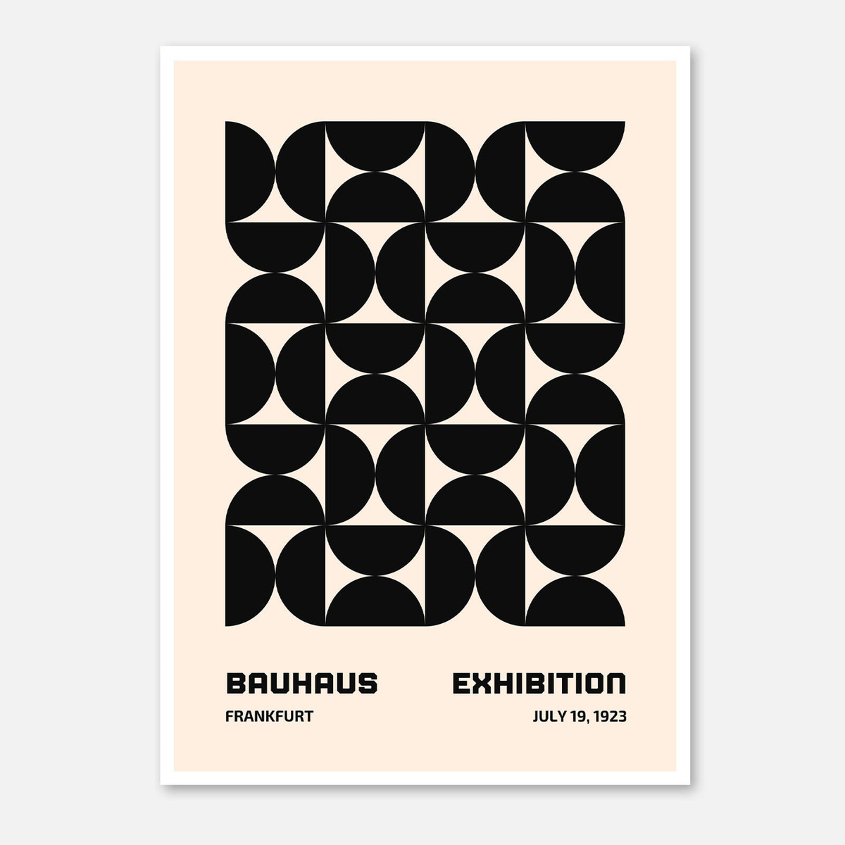 Galrie Bauhaus 1923 Exhibition Poster-Stunning Geometric Abstract Art ...