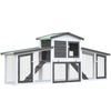 Advwin Large Rabbit Hutch Wooden Chicken Coop Pet House