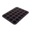 Daily Bake Non Stick Silicone 24 Cup Mini Muffin Pan Steel Frame Baking Mould CH