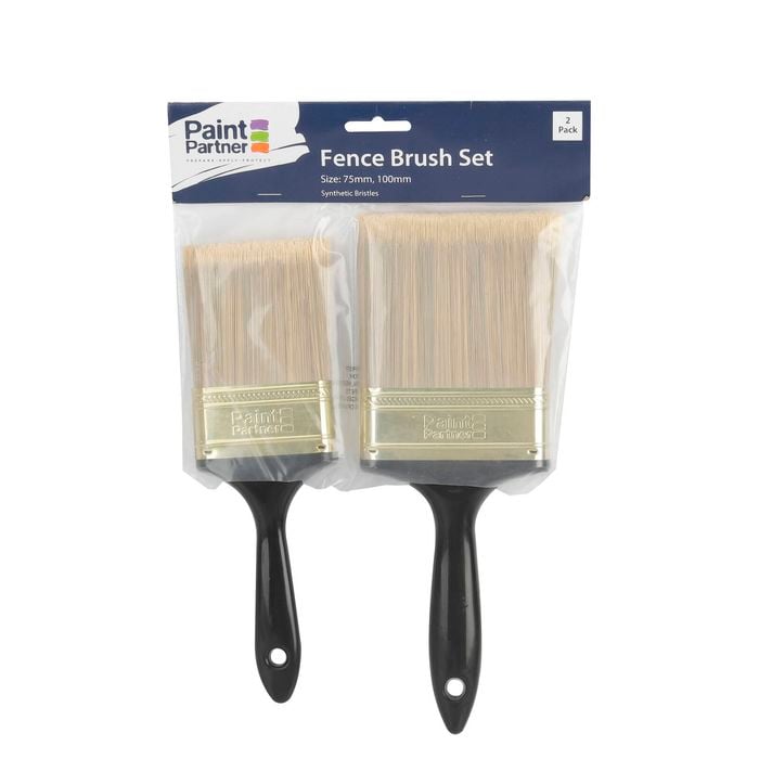 Paint Partner 75 and 100mm Fence Brush Set