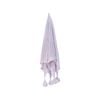 Maine & Crawford Barnes 152x127cm Chunky Knit Throw w/ Tassels - Lilac