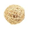 Rosewood Wooden Wobble Ball Hamster/Ferret Pet Fun Exercise Toy Large Natural