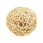 Rosewood Wooden Wobble Ball Hamster/Ferret Pet Fun Exercise Toy Large Natural
