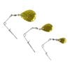Swimerz Jig Spinner Med Hammered Brass, 5 Pack