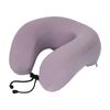 Tosca Memory Foam Neck Cush Travel Support Pillow U-Shaped Lavender