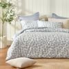 Dreamaker 100% Cotton Reversible Quilt Cover Set Thirri Single Bed