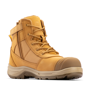 Bata Men's Wheat Comet Zip Side Safety Boot UK Size 7